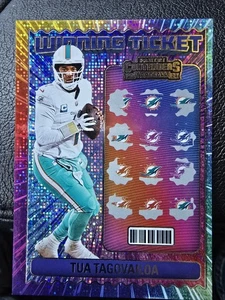2024 Panini Contenders - Winning Ticket Tua Tagovailoa #5 FOTL Sparkle - Bild 1 von 2