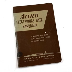 Vintage Rare 1962 Allied Electronics Data Handbook By Allied Radio Corporation - Picture 1 of 2