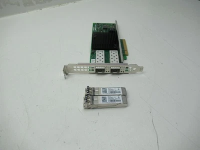 Adaptador de red Intel X710 Dual 10GB FC 0Y5M7N soporte de alto perfil Foto 1 de 4