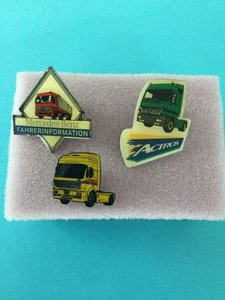 Pins von Mercedes-Benz, Daimler, drei schöne LKW-Pins, aus Sammlung, - Bild 1 von 1