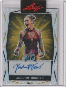 2024 Leaf Metal Jordan Bowers Gymnastics Champion Autograph 42/260 - Bild 1 von 1