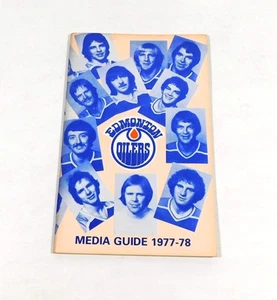 Edmonton Oilers WHA 1977-78 Hockey Media Guide 206045 - Imagen 1 de 2