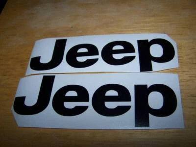 JEEP WRANGLER JK  FENDER VINYL DECAL SET 2 COLORS TJ - Image 1 of 4