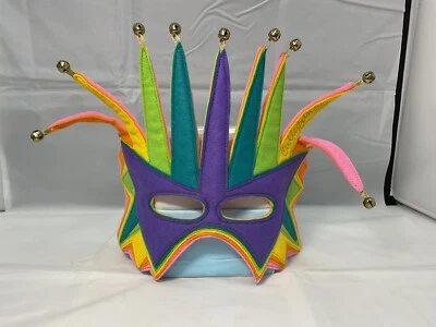 Vintage Mask Hysteria Mardi Gras Masquerade Carnival Mask by Maureen Culligan - Image 1 of 4