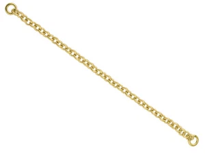 9ct Gold Safety Chain - Bracelet - Standard & Heavyweight UK Quality Findings - Picture 1 of 6