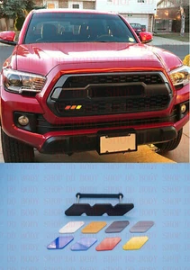 Tri-color Grille Badge emblem For Toyota Tacoma TRD 4Runner Tundra/ Tantu Super - Picture 1 of 6
