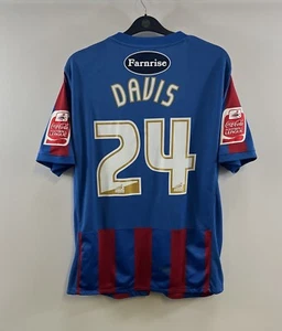 Crystal Palace Match Issue Davis 24 Home Football Shirt 2010/11 (XL) Nike A318 - Picture 1 of 7