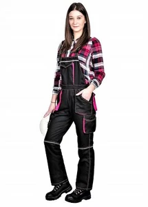 Latzhose NIZO A SCHWARZ Damenlatzhose Arbeitslatzhose Frauen Schutzhose Damen  - Bild 1 von 11