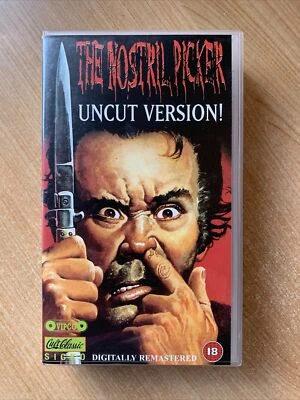 The Nostril Picker - VHS Tape (2000) Vipco - Uncut Horror Slasher ⭐️GOOD⭐️ - Image 1 of 4