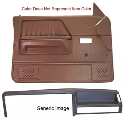 Kit de cubierta de tablero de panel de puerta azul oscuro Coverlay 22-155CN-DBL para Dodge Dakota 87-96 Foto 1 de 4