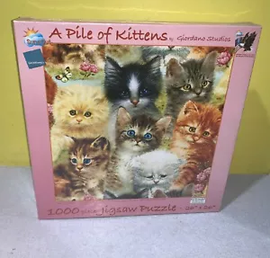 SunsOut Pile Of Kittens by Giordano Studios Cat Puzzle Sealed 1000 Pieces - Picture 1 of 1