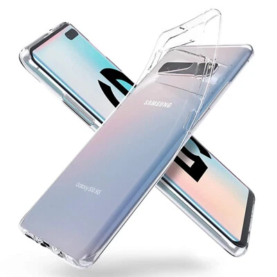 ZUB-O Transparent Silikon TPU Schutz Hülle Für Samsung Case Cover Bumper Handy