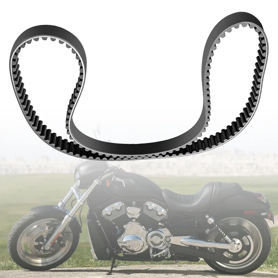 Rear Drive Belt for Harley Sportster 883 Hugger 1200 40022-91 128T 1 1/8In 91-03 - Image 1 of 4