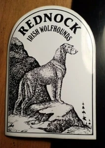 Rednock Irish Wolfhounds - Irischer Wolfshund - Hund / Aufkleber - Picture 1 of 1