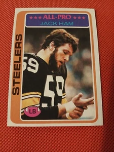 1978 JACK HAM TOPPS NFL CARD #450 PITTSBURGH STEELERS PENN STATE - Picture 1 of 2