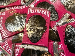 1992 Eclipse HELLRAISER Trading Cards SEALED Foil Pack - 90s Horror Pinhead - Picture 1 of 8