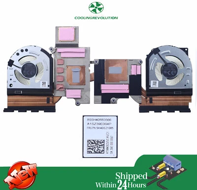 Laptop CPU GPU Heat sink Fan for LENOVO LOQ 15IAX9I 83FQ 5H40S21005 - Image 1 of 2