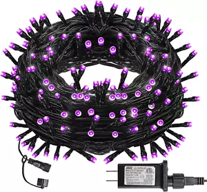 Halloween 300 LED String Lights, 100FT Connectable String Lights with 8 Lighting - Picture 1 of 12