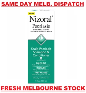 Nizoral Scalp Psoriasis Shampoo & Conditioner Itchy Dry Eczema Relief 325mL NEW - Picture 1 of 7