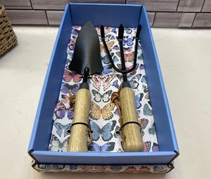 Martha Stewart Home Set of 2 Garden Tools Stainless Steel/Wood New in Box - Picture 1 of 7