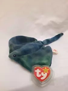Ty Beanie Baby Sting the Stingray Mint Body & Tags - PVC - Picture 1 of 5