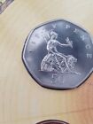 1987 Bunc 50p Britannia Large Fifty Pence  Coin Brilliant Uncirculated