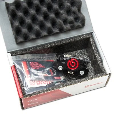 Pinza de palanquilla trasera negra Aprilia RSV4, RR, Brembo P2 84 mm de fábrica Foto 1 de 4