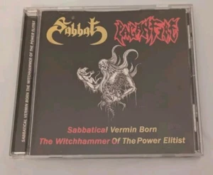 SABBAT / PAGANFIRE Sabbatical Vermin Born The Witchhammer Split CD CD IS MINT - Picture 1 of 4