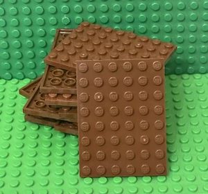 Lego 10 Piezas Placa Marrón Rojizo 6x8/Ciudad/Amigos Placas de Construcción Granja - Imagen 1 de 1