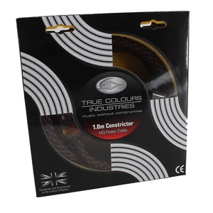 TCI Constrictor Mains Cable - Audio Power Lead - IEC UK Plug 1 Metre 100cm - Picture 1 of 7