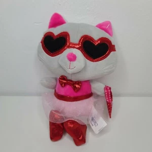 Hugfun Katze rosa Sonnenbrille Ballerina Tänzerin Kätzchen Kätzchen Plüschtier Stofftier 10 Zoll - Bild 1 von 6