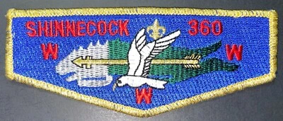 BSA OA Shinnecock Lodge 360 Pocket Flap Sew-On Used YZ30 - Image 1 of 2