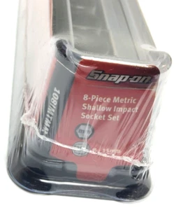 New Snap-on™ 1/4" 6-point 8 to 15 mm Metric Shallow Impact Socket Set 108IMTMM - Picture 1 of 6
