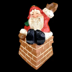 CHRISTMAS wind-up MUSIC BOX / ARTIST: DAVID FRYKMAN / "UP ON THE HOUSE-TOP" - Picture 1 of 7