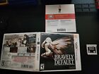 Bravely Default, 3Ds (Us) - Complete W/Manual Insert - Tested, Great Condition!