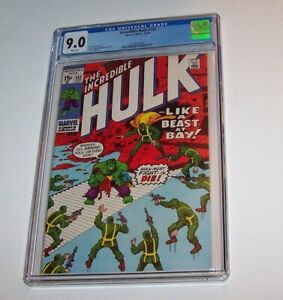 Incredible Hulk #132 - Marvel 1970 Bronze Age Issue - CGC VF/NM 9.0
