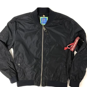 Herren Rnt23 Jacke Reißverschluss Bomber Fliegerjacke Navy Größe XL 1055 - Bild 1 von 11