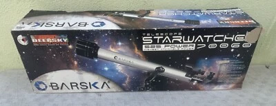 Barska 525 Power 70060 Starwatcher Telescope AE10750 USED COMPLETE - Image 1 of 4