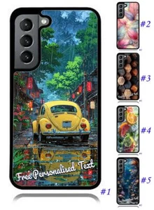 Personalised Text Phone Back Case for Samsung S23/22/21/20/10/9/8/7/6/5 Series - Picture 1 of 11