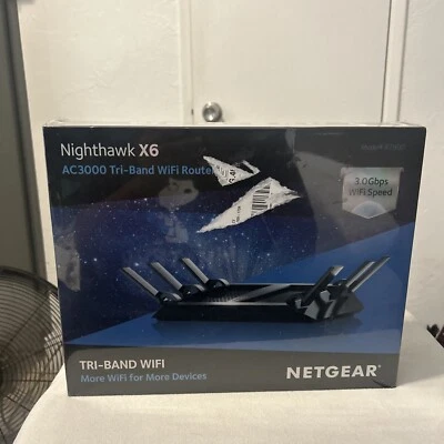 Netgear Nighthawk® X6S Tri-Band WiFi Router R7900 new AC3000 - Image 1 of 4