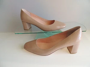 KATE SPADE NEW YORK SERENE PATENT LEATHER PUMPS HEELED NUDE SHOES SZ 8.5 - Picture 1 of 11