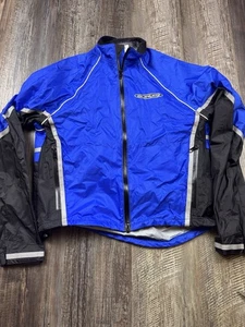 Chaqueta de Ciclismo Burley S Mujer Azul Nylon Cremallera Completa Md EE. UU. Reflectante - Imagen 1 de 14