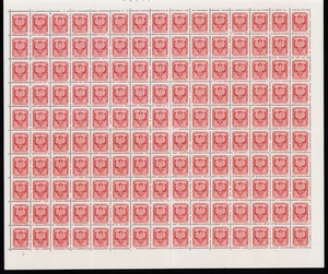 Polen 1954 SC# O30-O31 Dienstblätter mit 100 Marken postfrisch Polnische Volksrep. - Bild 1 von 3