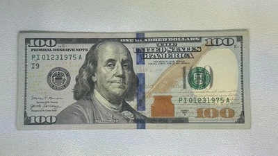 US $100 Bill Birthday Note! 🥳 January 23rd 1975 - Series 2017A - Image 1 of 3