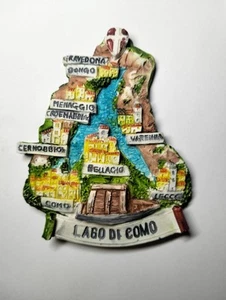 MAGNETE CALAMITA RESINA SOUVENIR FRIDGE MAGNET LAGO DI COMO LOMBARDIA - Imagen 1 de 1