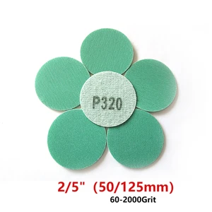 2/5"(50/125mm)Green polyester film Sanding Discs Sandpaper Film Pads 60-2000Grit - Picture 1 of 7