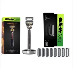 Gillette Labs beheizter Rasierer Starterset mit 2 Klingen + 8er Pack Klingen =10 - Bild 1 von 7