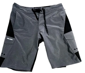 Pelagic Uomo FX 90 Pantaloncini Tattici Pesca Barca Surf Tavola Acqua Grigio Taglia 32 - Foto 1 di 6