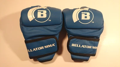 Guantes Bellator Everlast MMA azules oficiales raros - talla M - UFC Pride Foto 1 de 4