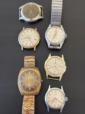 Gran Lote De Relojes De Colección Antiguos De Cuerda Manual Para Hombre Waltham Dorset Foto 1 de 4